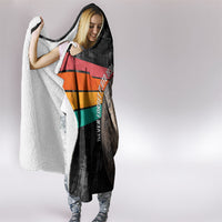 Never Forget Pluto Hooded Blanket Distressed Retro Space Astronomy Science