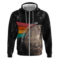 Never Forget Pluto Hoodie Distressed Retro Space Astronomy Science