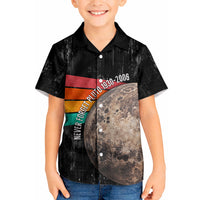 Never Forget Pluto Kid Hawaiian Shirt Distressed Retro Space Astronomy Science