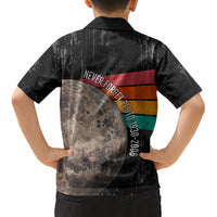 Never Forget Pluto Kid Hawaiian Shirt Distressed Retro Space Astronomy Science