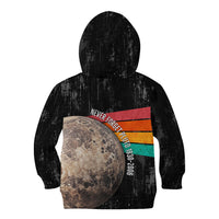 Never Forget Pluto Kid Hoodie Distressed Retro Space Astronomy Science
