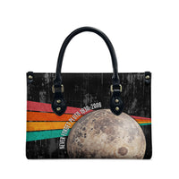 Never Forget Pluto Leather Bag Distressed Retro Space Astronomy Science