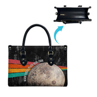 Never Forget Pluto Leather Bag Distressed Retro Space Astronomy Science