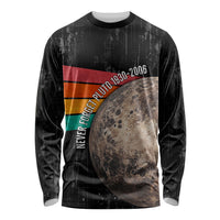 Never Forget Pluto Long Sleeve Shirt Distressed Retro Space Astronomy Science