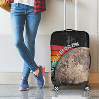 Never Forget Pluto Luggage Cover Distressed Retro Space Astronomy Science