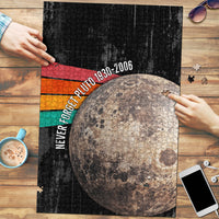 Never Forget Pluto Puzzle Distressed Retro Space Astronomy Science