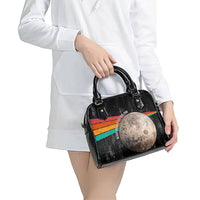 Never Forget Pluto Shoulder Handbag Distressed Retro Space Astronomy Science
