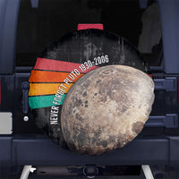 Never Forget Pluto Spare Tire Cover Distressed Retro Space Astronomy Science