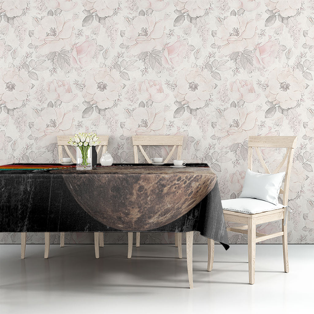 Never Forget Pluto Tablecloth Distressed Retro Space Astronomy Science