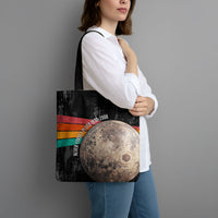 Never Forget Pluto Tote Bag Distressed Retro Space Astronomy Science