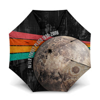 Never Forget Pluto Umbrella Distressed Retro Space Astronomy Science
