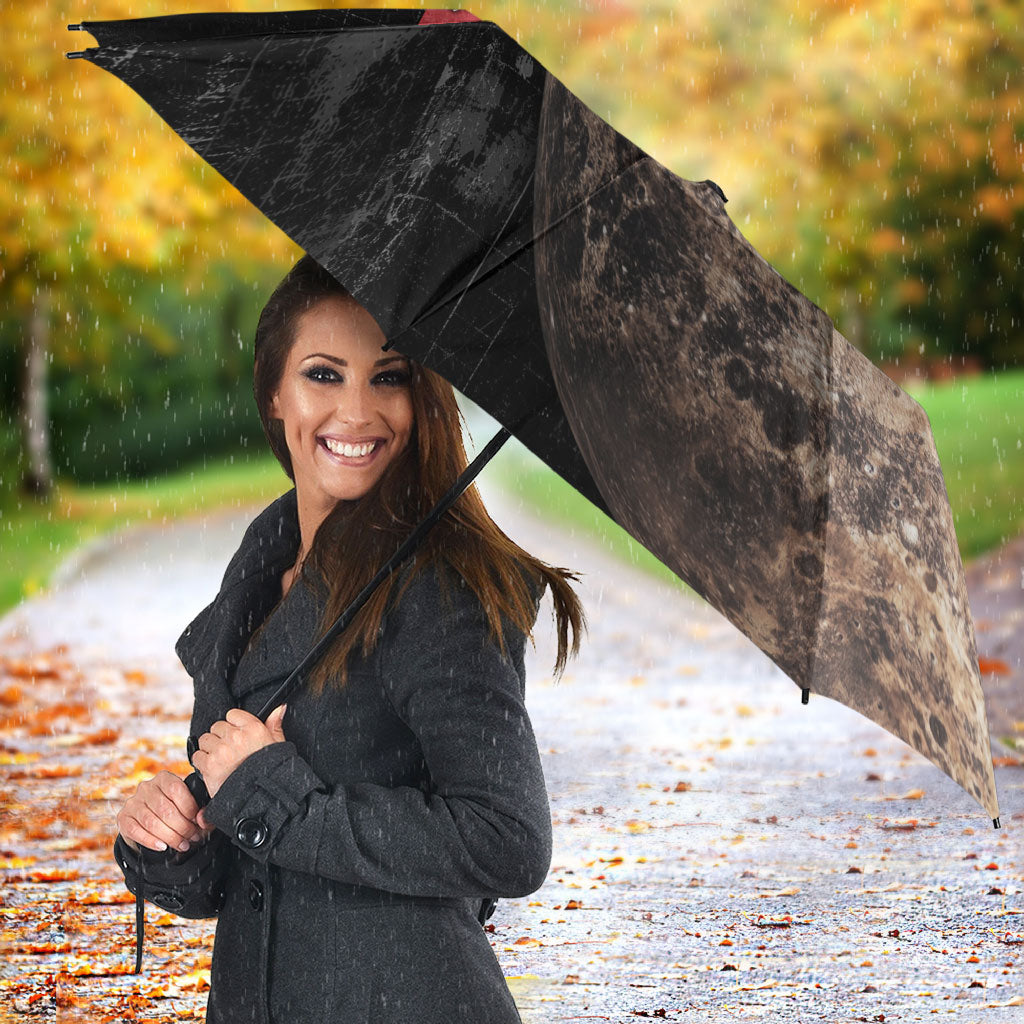 Never Forget Pluto Umbrella Distressed Retro Space Astronomy Science