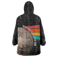 Never Forget Pluto Wearable Blanket Hoodie Distressed Retro Space Astronomy Science