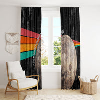 Never Forget Pluto Window Curtain Distressed Retro Space Astronomy Science