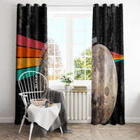 Never Forget Pluto Window Curtain Distressed Retro Space Astronomy Science