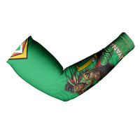 Personalized Guyana Cricket Amazon Warriors Arm Sleeves Tribal Warrior Mascot Fan