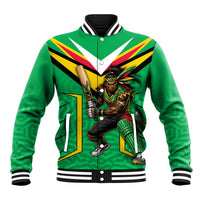 Personalized Guyana Cricket Amazon Warriors Baseball Jacket Tribal Warrior Mascot Fan