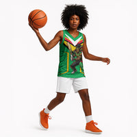 Personalized Guyana Cricket Amazon Warriors Basketball Jersey Tribal Warrior Mascot Fan