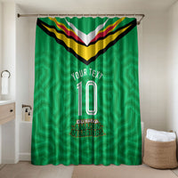 Personalized Guyana Cricket Amazon Warriors Bathroom Set Tribal Warrior Mascot Fan