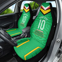 Personalized Guyana Cricket Amazon Warriors Car Seat Cover Tribal Warrior Mascot Fan