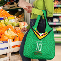 Personalized Guyana Cricket Amazon Warriors Grocery Bag Tribal Warrior Mascot Fan