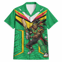 Personalized Guyana Cricket Amazon Warriors Hawaiian Shirt Tribal Warrior Mascot Fan