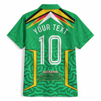 Personalized Guyana Cricket Amazon Warriors Hawaiian Shirt Tribal Warrior Mascot Fan