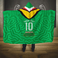 Personalized Guyana Cricket Amazon Warriors Hooded Blanket Tribal Warrior Mascot Fan