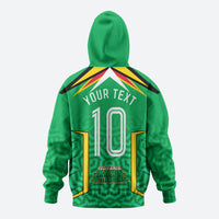 Personalized Guyana Cricket Amazon Warriors Hoodie Tribal Warrior Mascot Fan