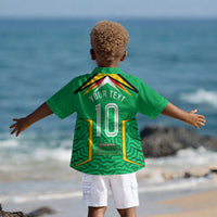 Personalized Guyana Cricket Amazon Warriors Kid Hawaiian Shirt Tribal Warrior Mascot Fan