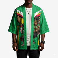 Personalized Guyana Cricket Amazon Warriors Kimono Tribal Warrior Mascot Fan