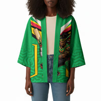 Personalized Guyana Cricket Amazon Warriors Kimono Tribal Warrior Mascot Fan