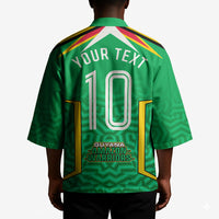 Personalized Guyana Cricket Amazon Warriors Kimono Tribal Warrior Mascot Fan