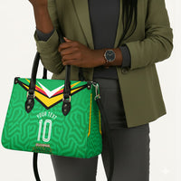 Personalized Guyana Cricket Amazon Warriors Leather Bag Tribal Warrior Mascot Fan