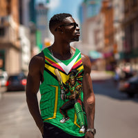 Personalized Guyana Cricket Amazon Warriors Men Tank Top Tribal Warrior Mascot Fan