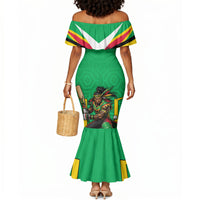 Personalized Guyana Cricket Amazon Warriors Mermaid Dress Tribal Warrior Mascot Fan