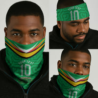 Personalized Guyana Cricket Amazon Warriors Neck Gaiter Tribal Warrior Mascot Fan