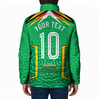 Personalized Guyana Cricket Amazon Warriors Padded Jacket Tribal Warrior Mascot Fan