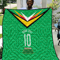 Personalized Guyana Cricket Amazon Warriors Quilt Tribal Warrior Mascot Fan