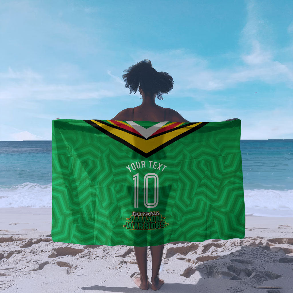 Personalized Guyana Cricket Amazon Warriors Sarong Tribal Warrior Mascot Fan