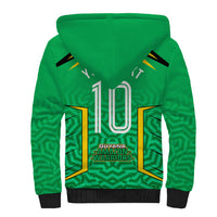 Personalized Guyana Cricket Amazon Warriors Sherpa Hoodie Tribal Warrior Mascot Fan