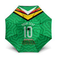 Personalized Guyana Cricket Amazon Warriors Umbrella Tribal Warrior Mascot Fan