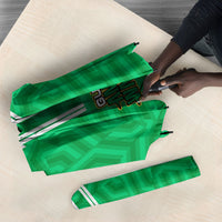 Personalized Guyana Cricket Amazon Warriors Umbrella Tribal Warrior Mascot Fan