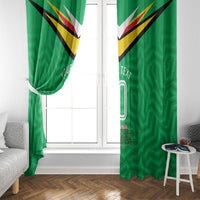 Personalized Guyana Cricket Amazon Warriors Window Curtain Tribal Warrior Mascot Fan
