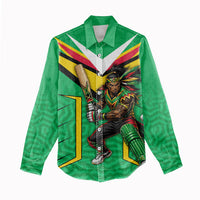 Personalized Guyana Cricket Amazon Warriors Women Casual Shirt Tribal Warrior Mascot Fan