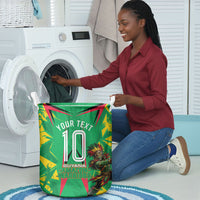 Personalized Guyana Cricket Laundry Basket Amazon Warriors Tribal Mascot Sports