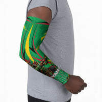 Personalized Guyana Cricket Arm Sleeves Amazon Warriors Tribal Mascot Sports