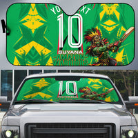 Personalized Guyana Cricket Auto Sun Shade Amazon Warriors Tribal Mascot Sports