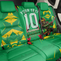 Personalized Guyana Cricket Back Car Seat Cover Amazon Warriors Tribal Mascot Sports