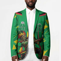 Personalized Guyana Cricket Blazer Amazon Warriors Tribal Mascot Sports